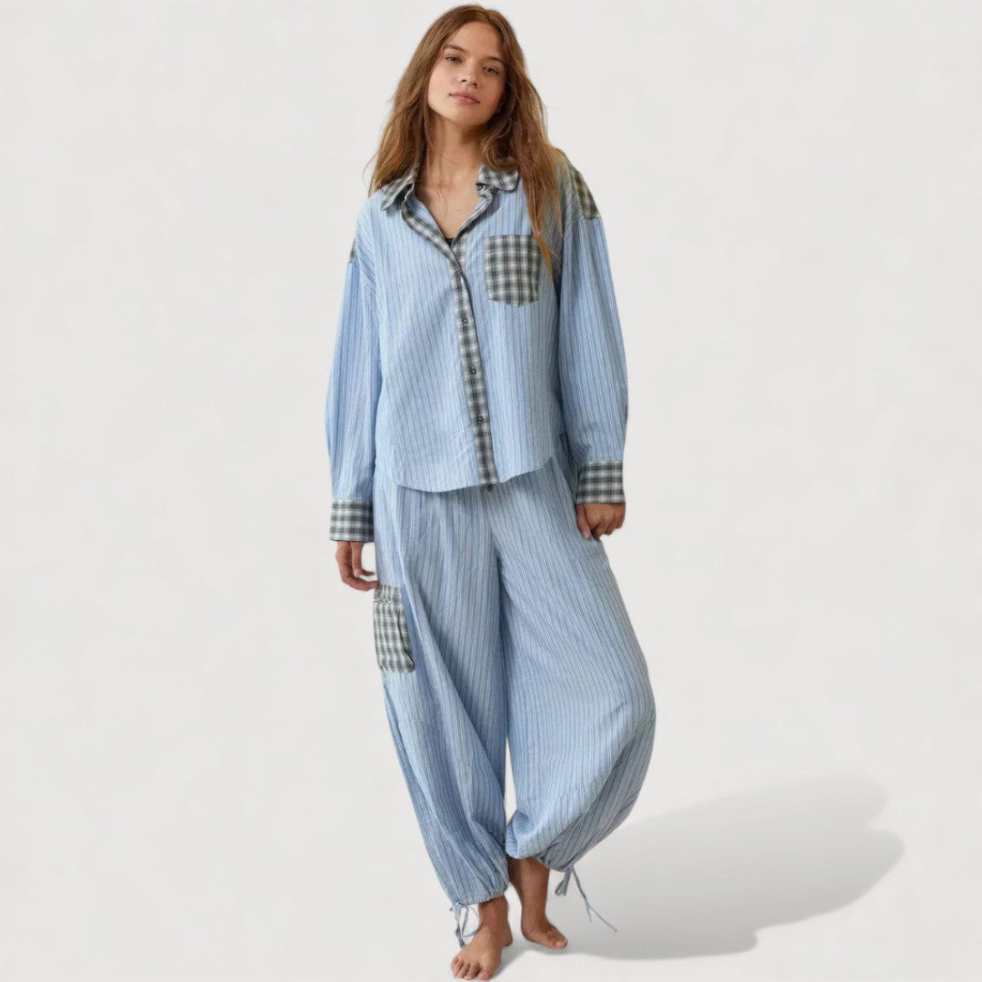 LORIENNE – RELAXED PAJAMA SET