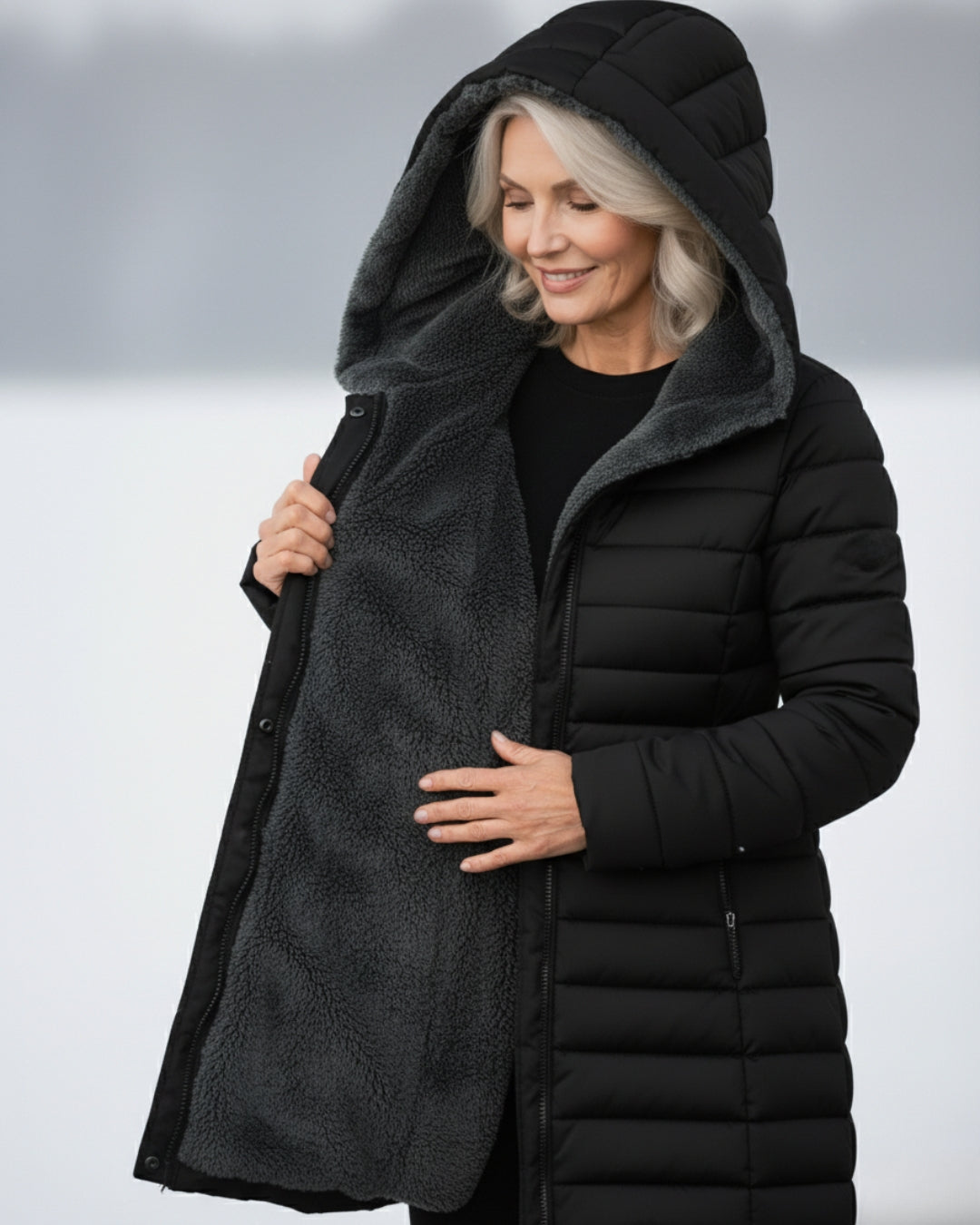 DONNA | Fleece Lined Winter Coat
