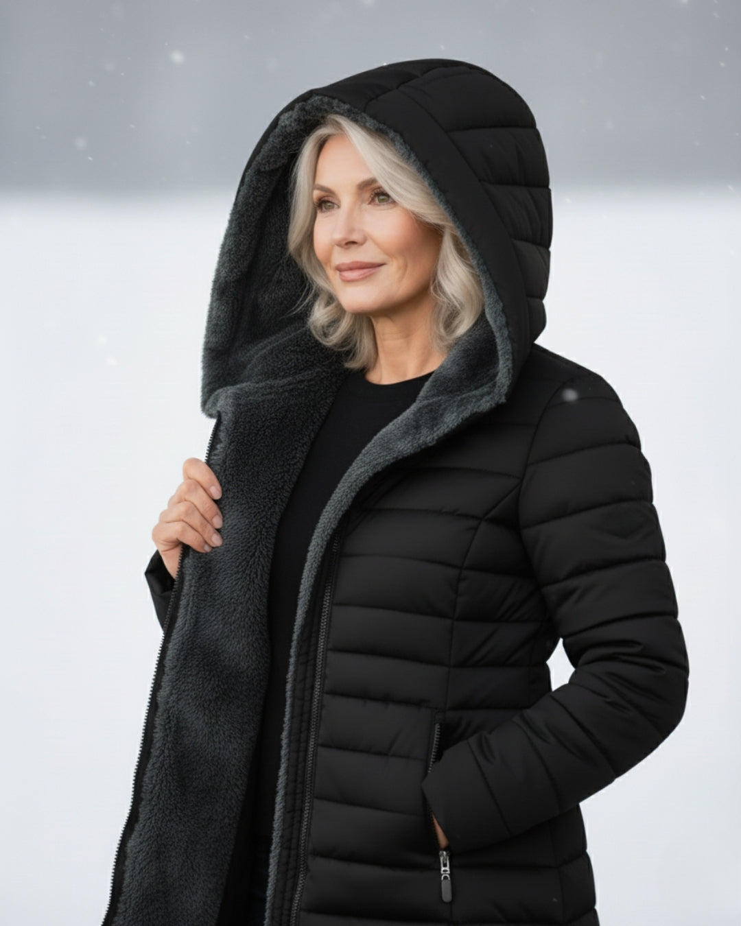 DONNA | Fleece Lined Winter Coat