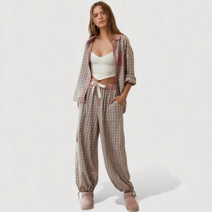 LORIENNE – RELAXED PAJAMA SET