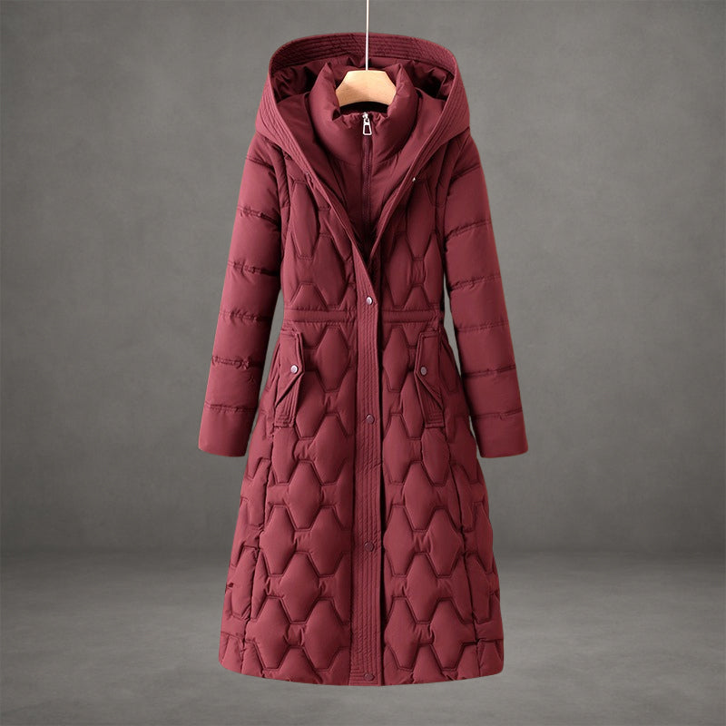 PATRICIA | Longline Hooded Elegant Coat