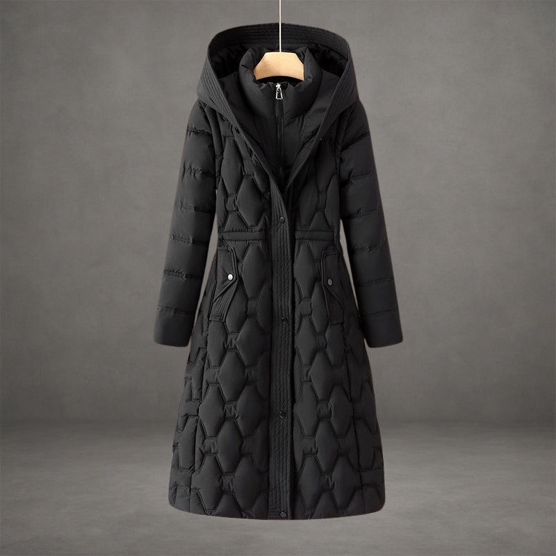 PATRICIA | Longline Hooded Elegant Coat